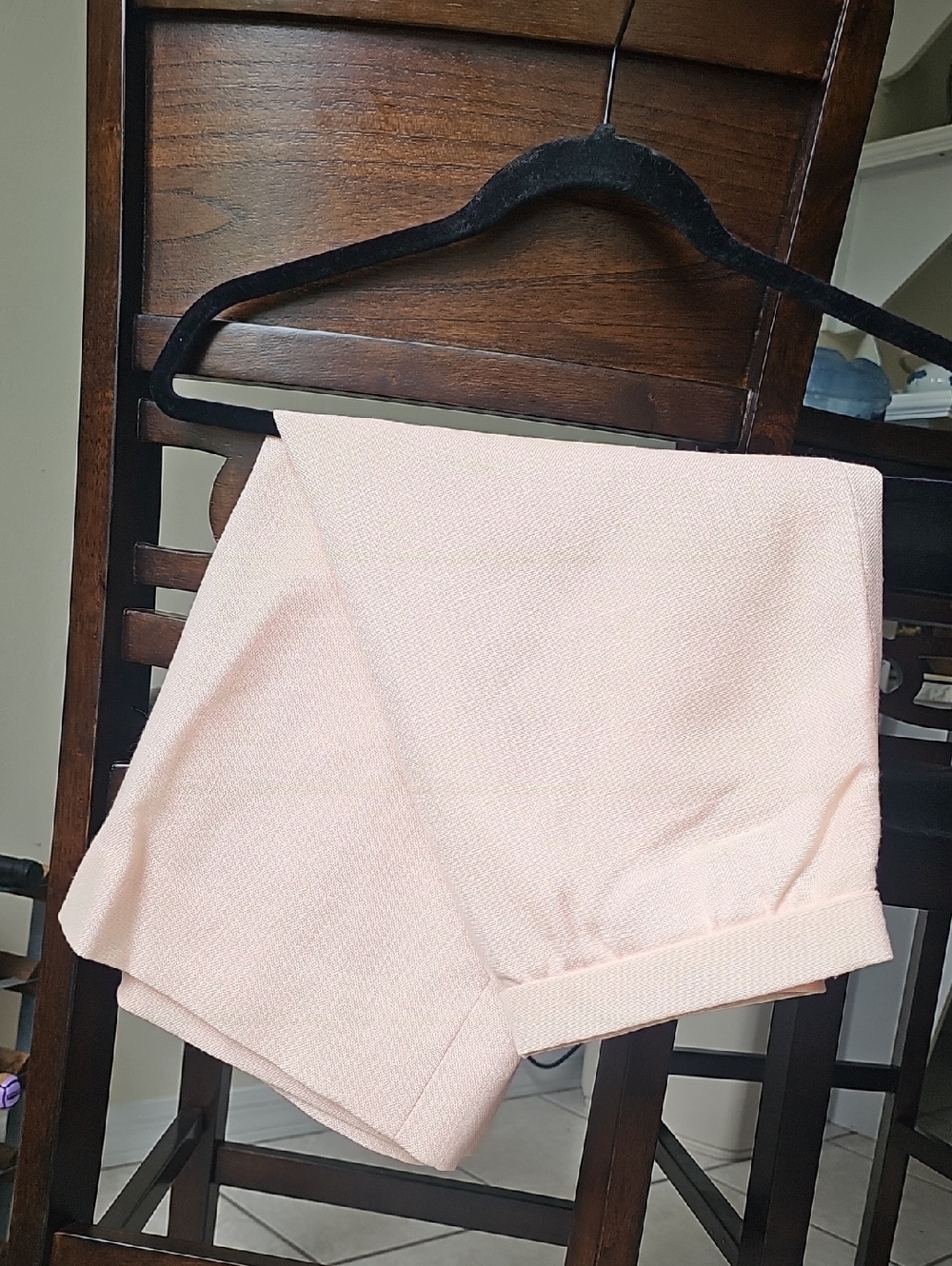 Thimbles Vintage Peach Textured Pencil Skirt